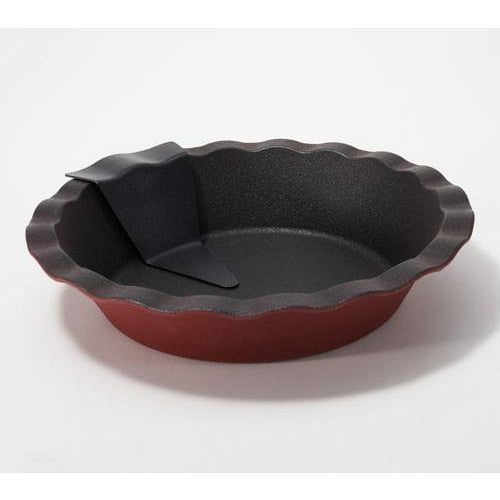Lehman's Extra Deep Pie Pan - Pre-Seasoned Cast Iron Bakeware with Crimped  Edges 10.25 inches