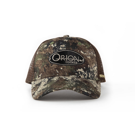 Orion Cooker Camo Hat Front