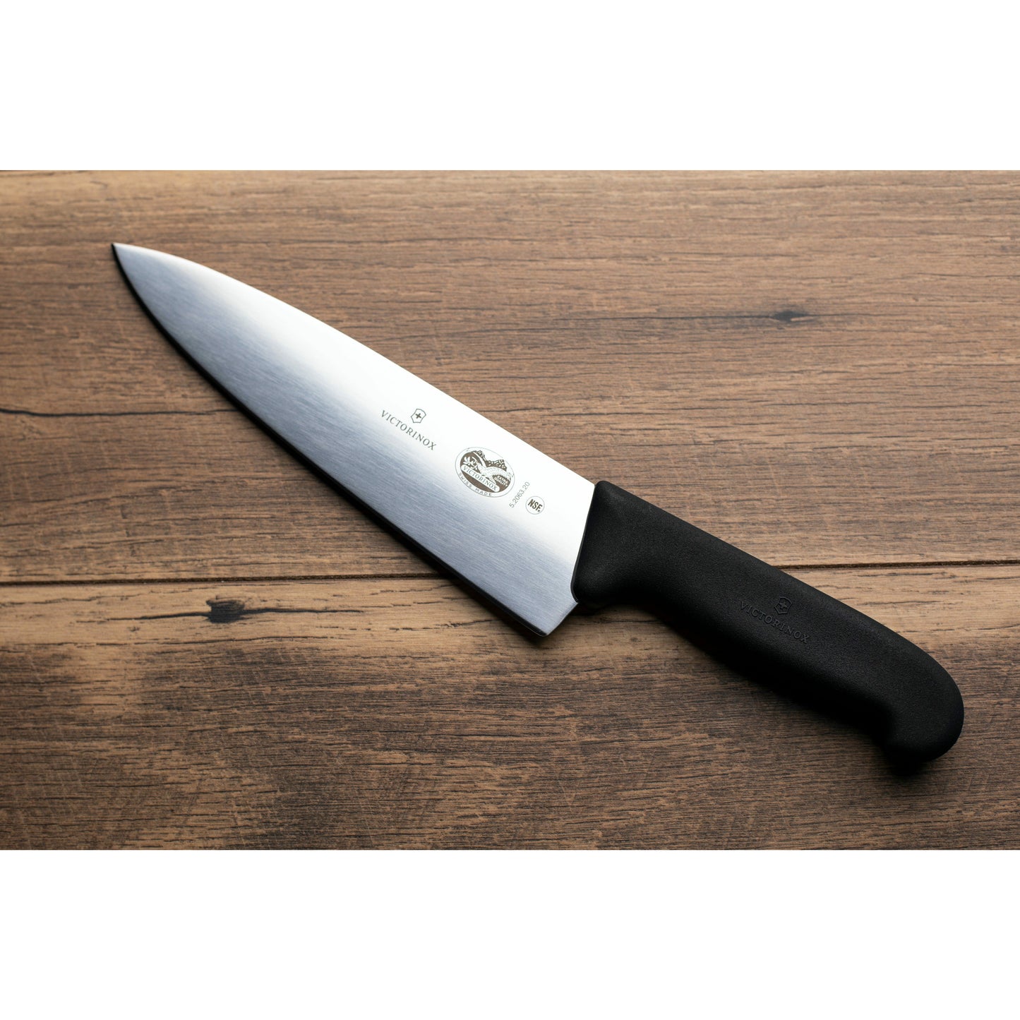 Victorinox Fibrox Pro Straight Edge Extra Wide Blade 8'' Chef’s Knife  5.2063.20